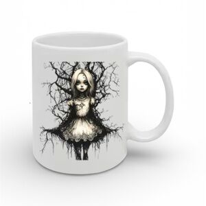 Gothic Retro Horror DTF UV Vinyl Mug